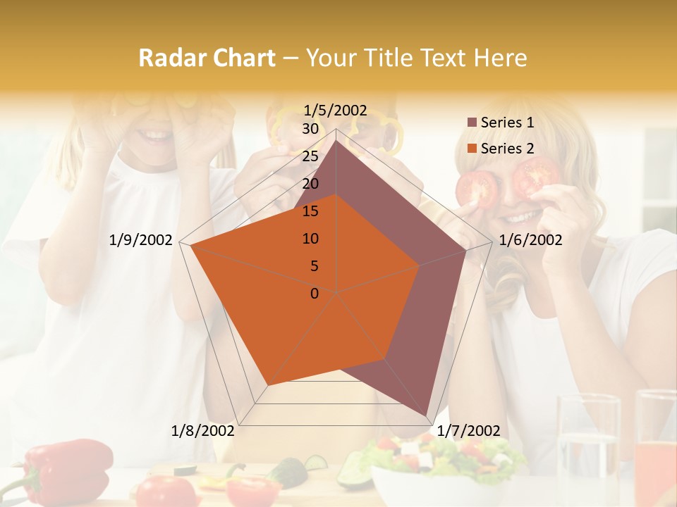 Little Girl Slice PowerPoint Template