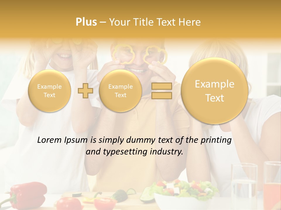 Little Girl Slice PowerPoint Template