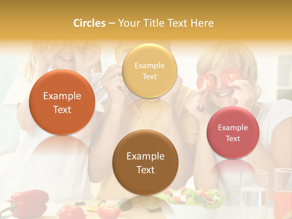 Little Girl Slice PowerPoint Template