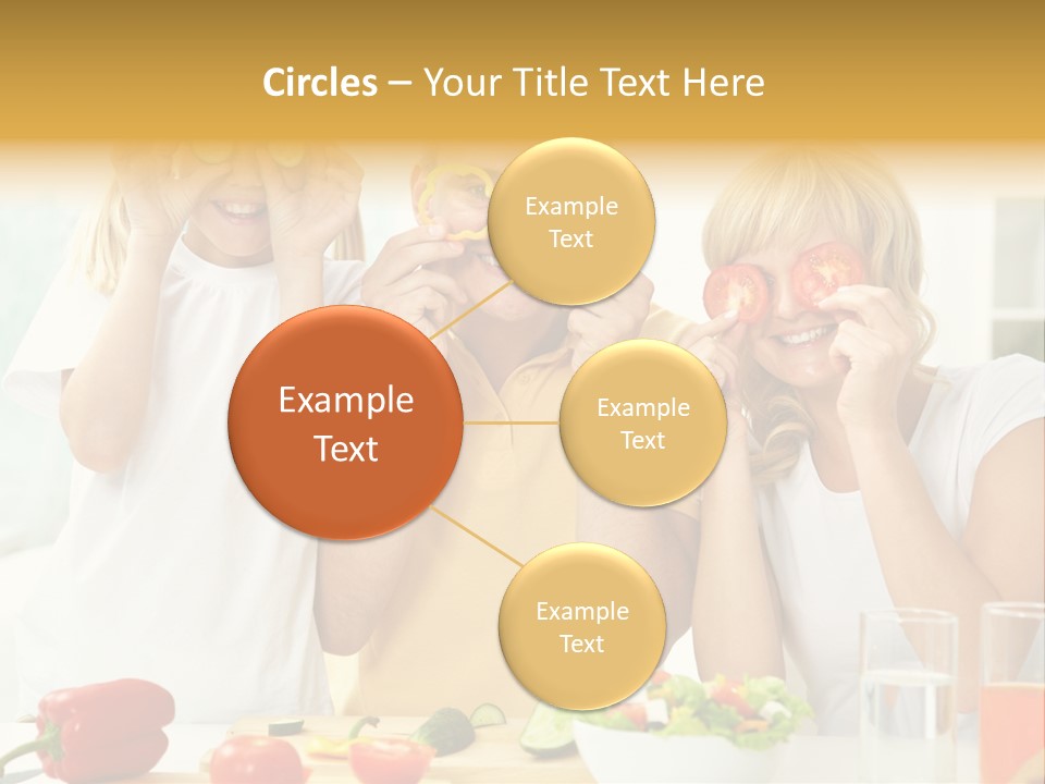 Little Girl Slice PowerPoint Template