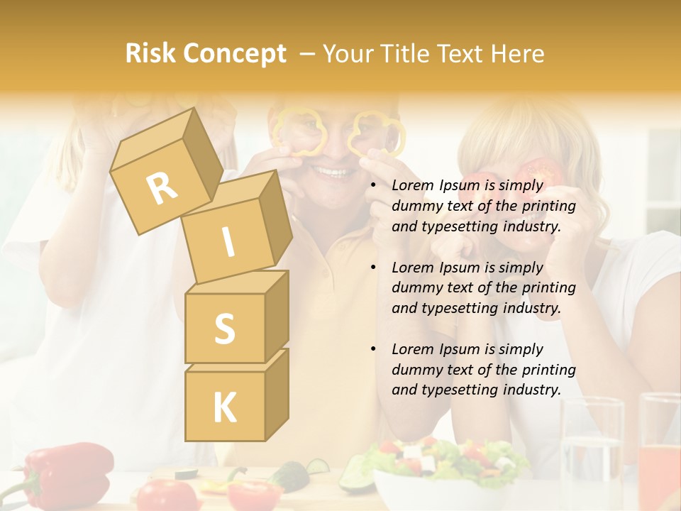 Little Girl Slice PowerPoint Template