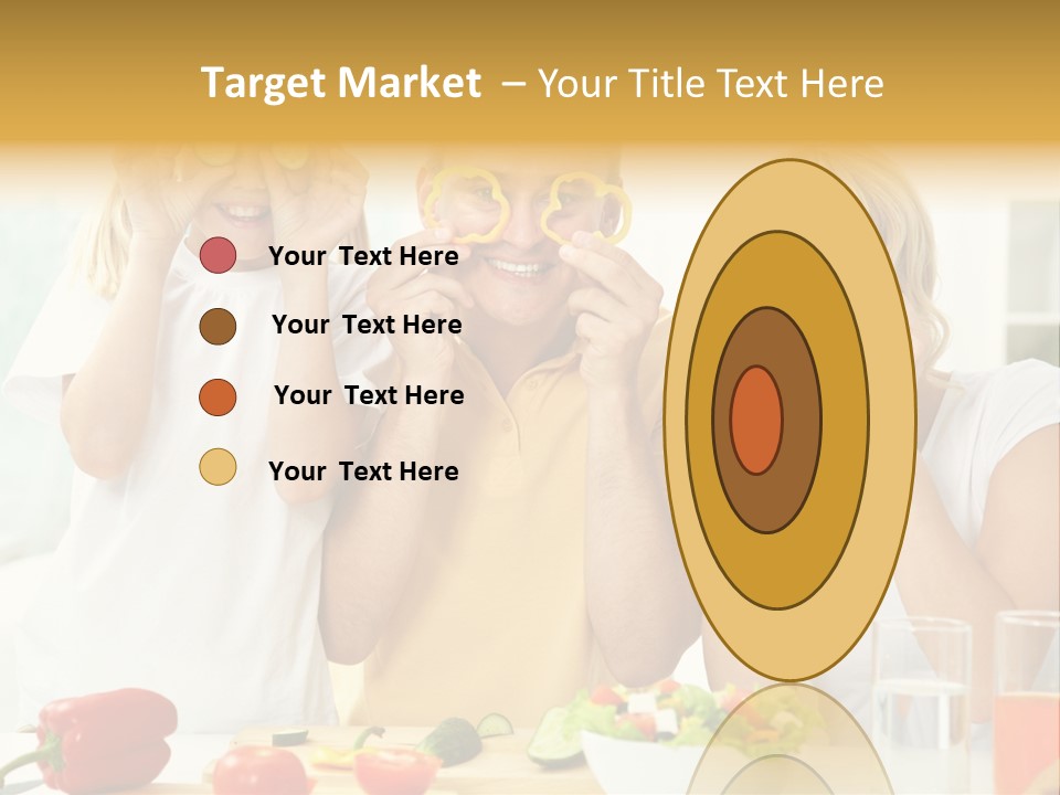 Little Girl Slice PowerPoint Template