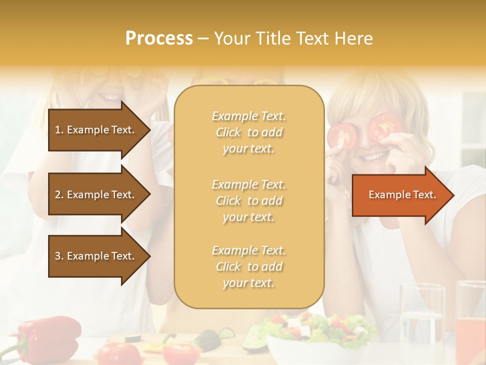Little Girl Slice PowerPoint Template