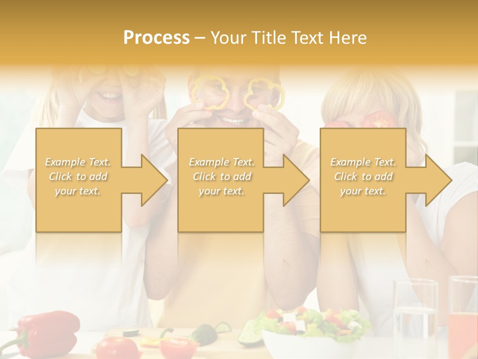Little Girl Slice PowerPoint Template