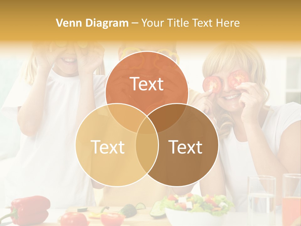 Little Girl Slice PowerPoint Template