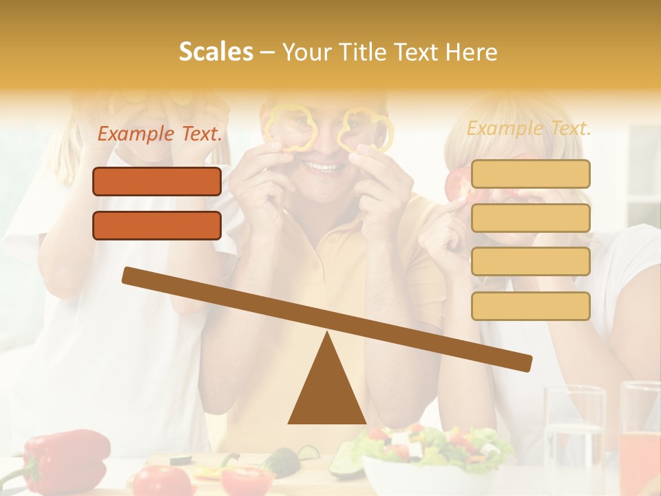 Little Girl Slice PowerPoint Template