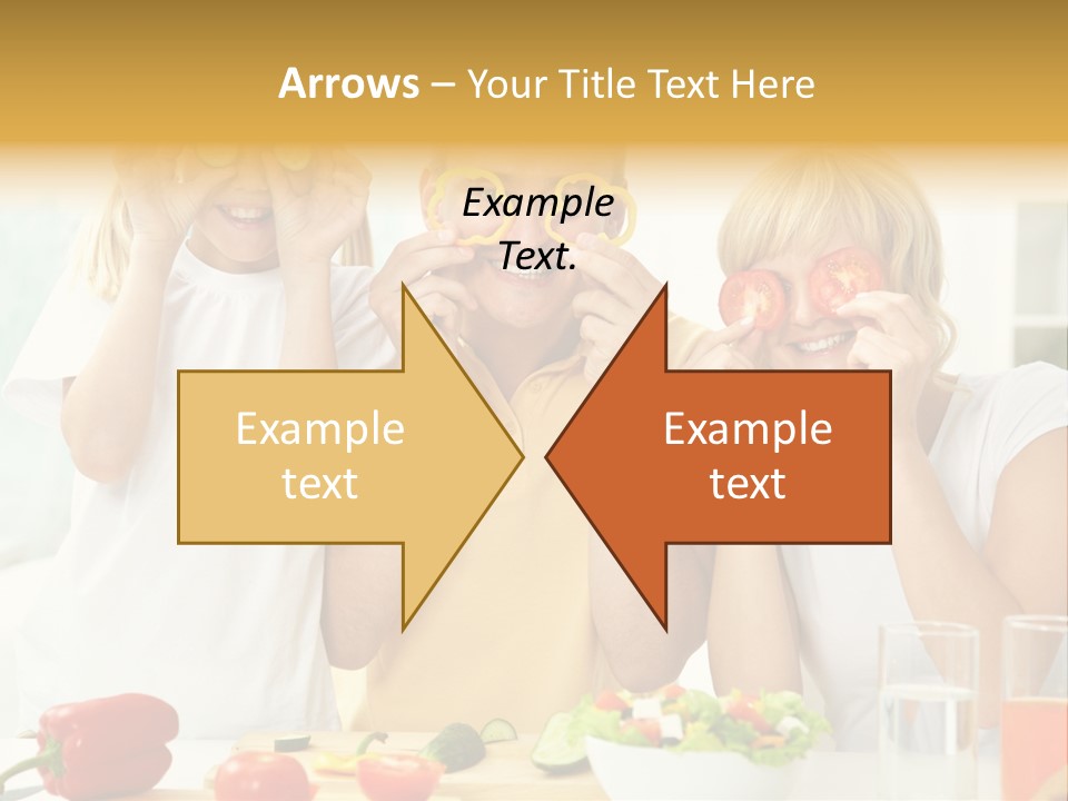 Little Girl Slice PowerPoint Template