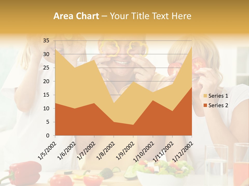Little Girl Slice PowerPoint Template