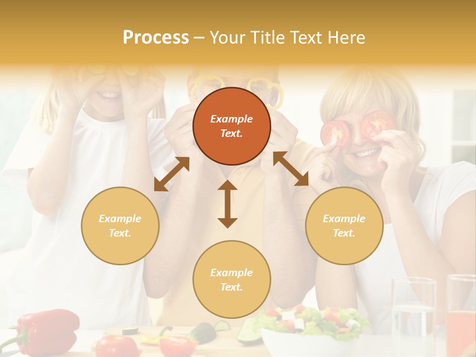 Little Girl Slice PowerPoint Template