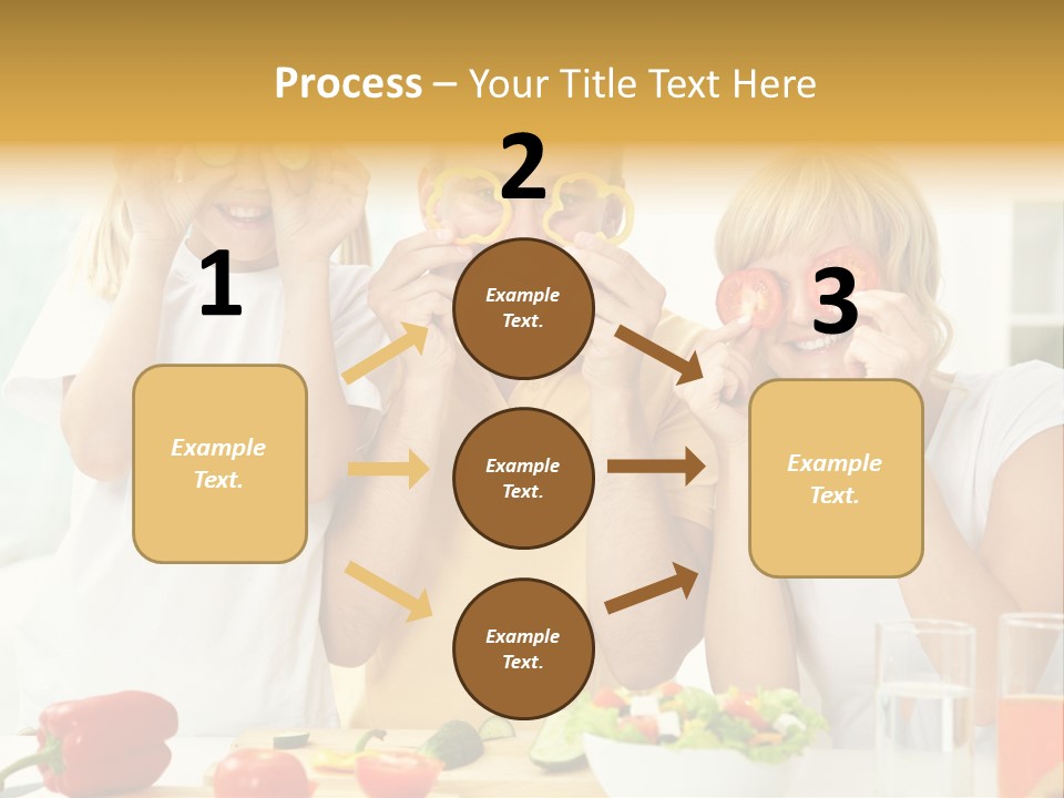 Little Girl Slice PowerPoint Template