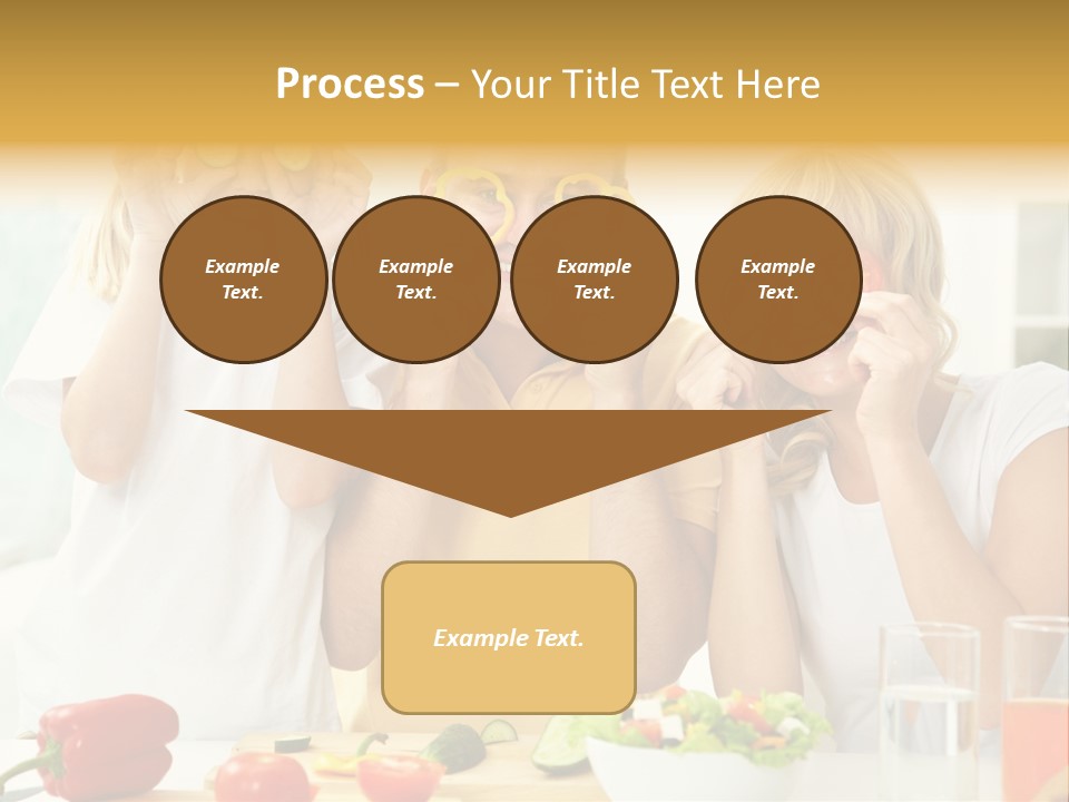 Little Girl Slice PowerPoint Template
