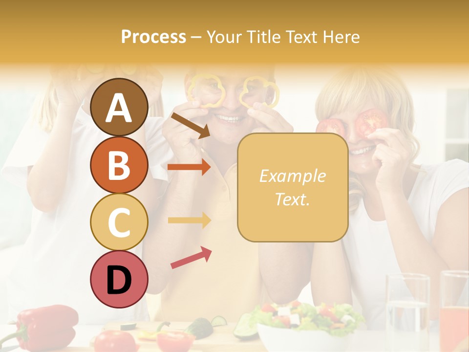 Little Girl Slice PowerPoint Template