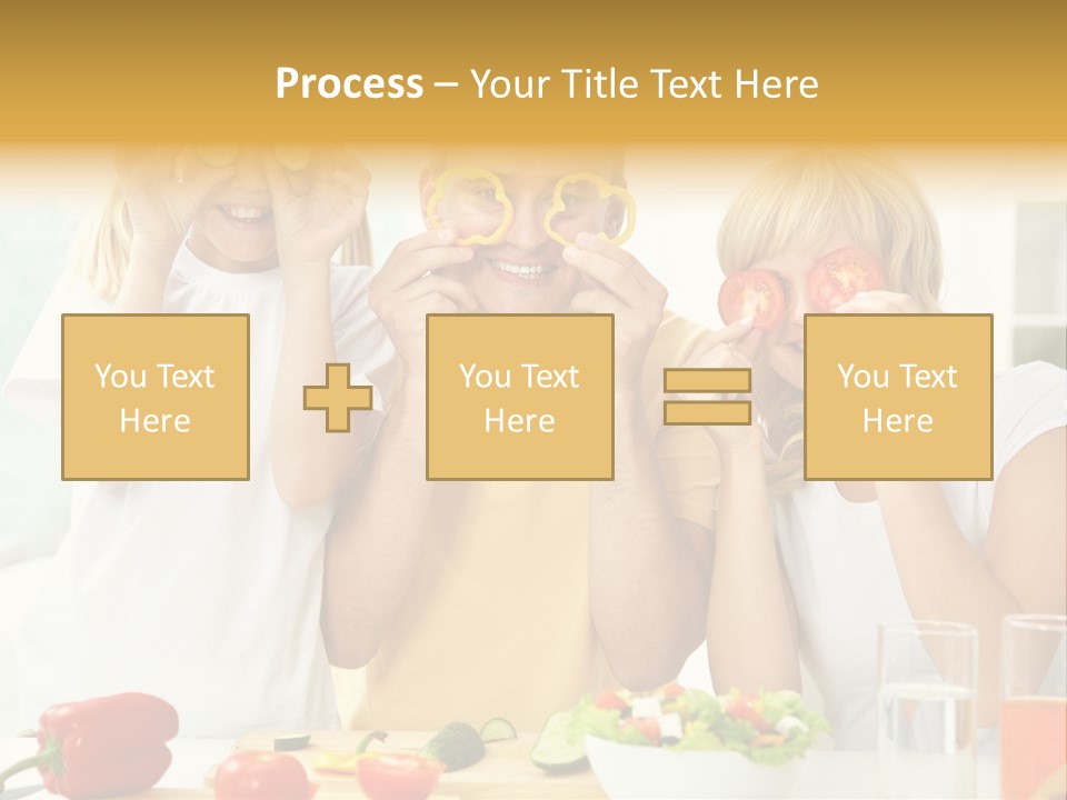 Little Girl Slice PowerPoint Template