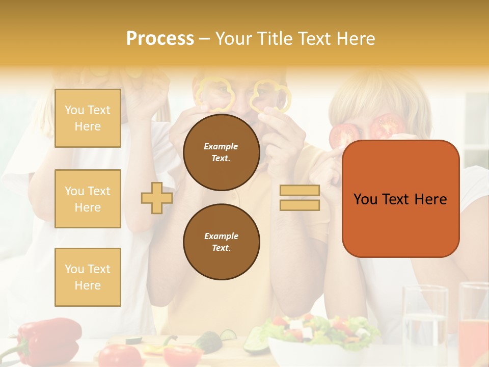 Little Girl Slice PowerPoint Template
