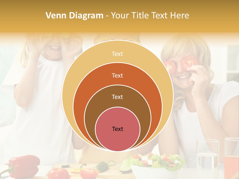 Little Girl Slice PowerPoint Template