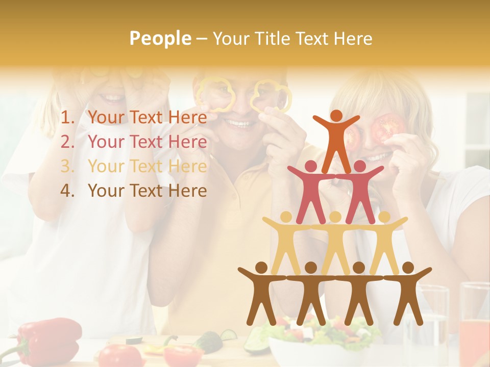 Little Girl Slice PowerPoint Template