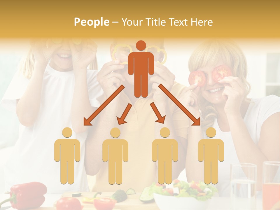 Little Girl Slice PowerPoint Template
