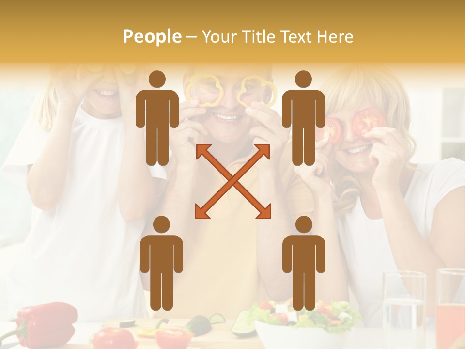Little Girl Slice PowerPoint Template