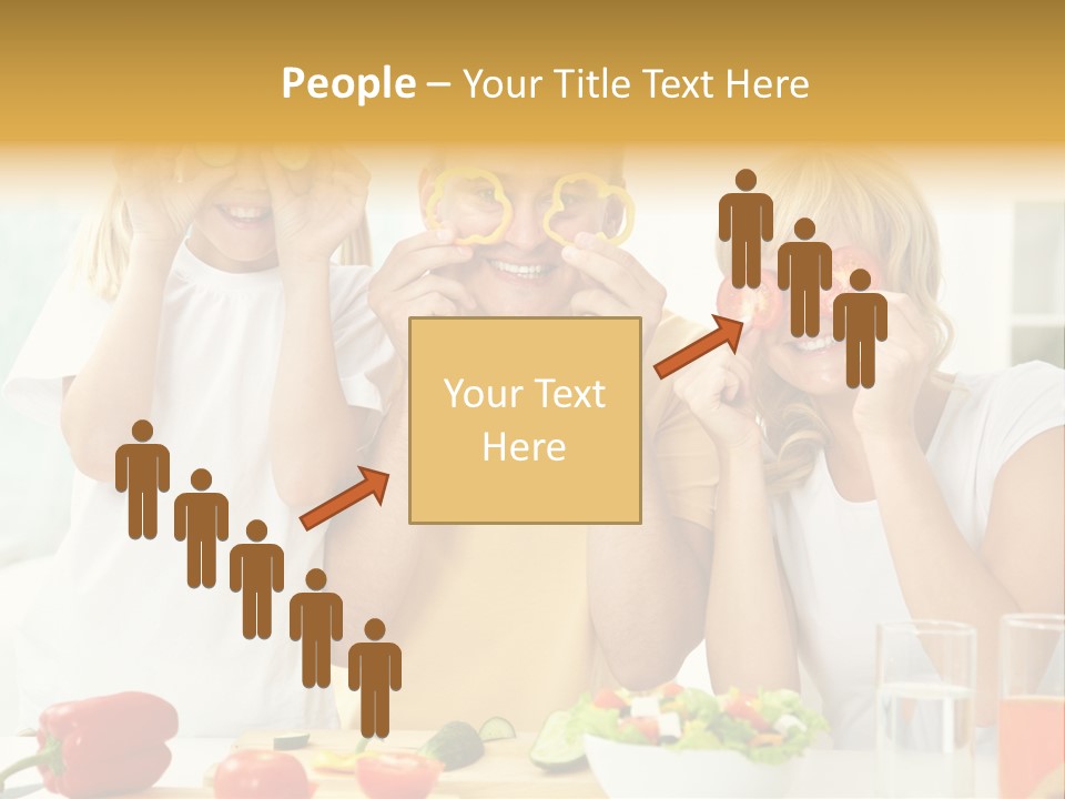 Little Girl Slice PowerPoint Template