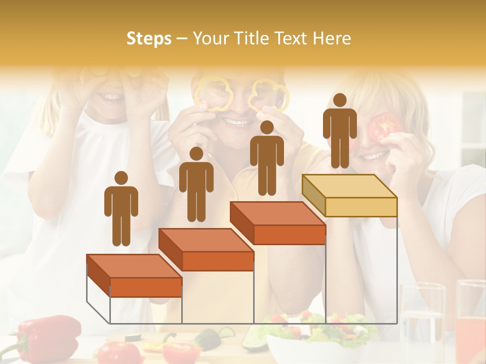 Little Girl Slice PowerPoint Template