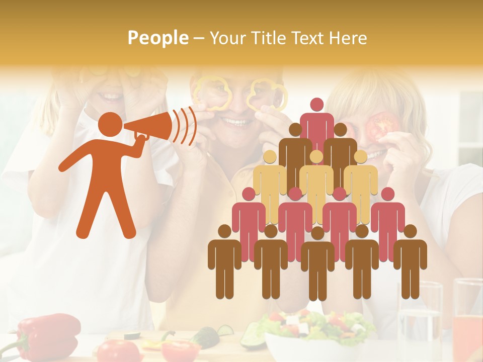 Little Girl Slice PowerPoint Template