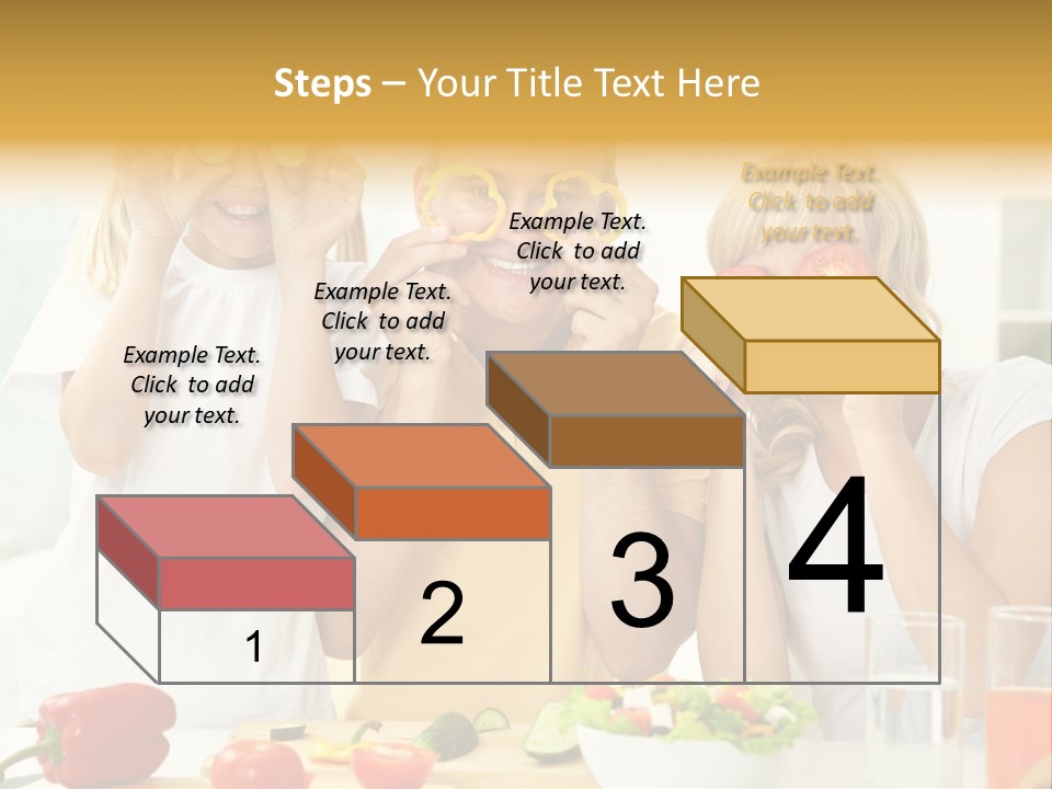 Little Girl Slice PowerPoint Template