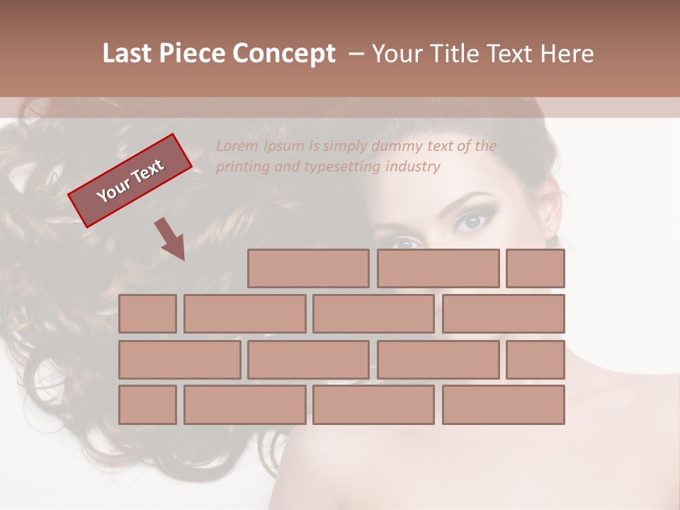 Horizontal Isolated Long PowerPoint Template