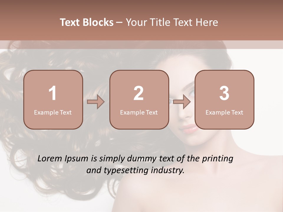 Horizontal Isolated Long PowerPoint Template