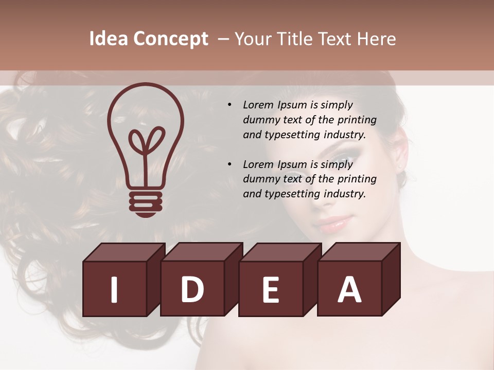 Horizontal Isolated Long PowerPoint Template