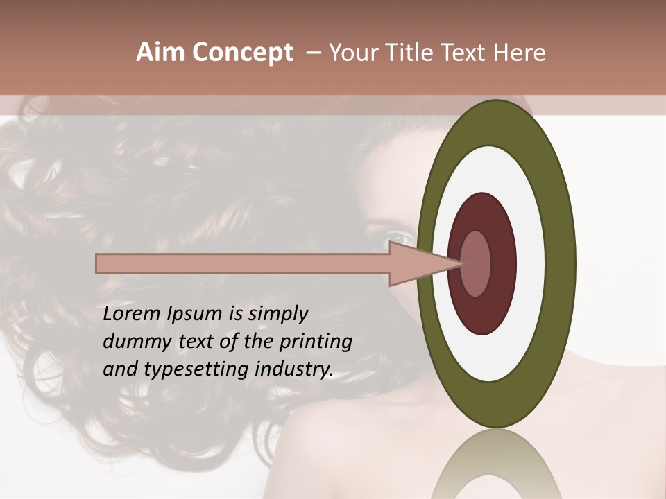 Horizontal Isolated Long PowerPoint Template