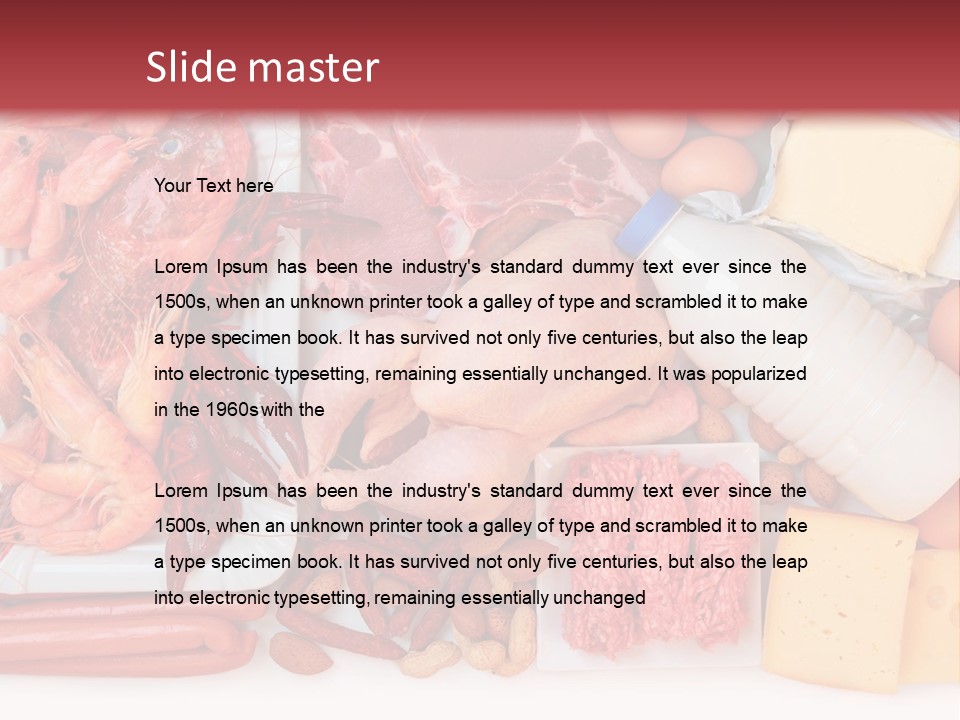 Products Milk Energy PowerPoint Template