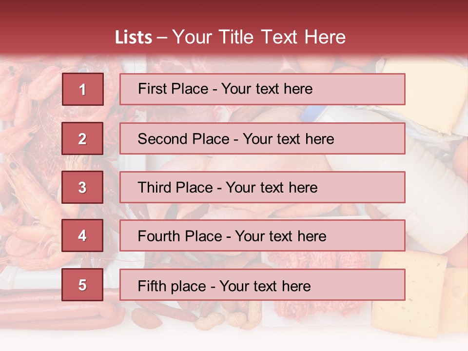 Products Milk Energy PowerPoint Template