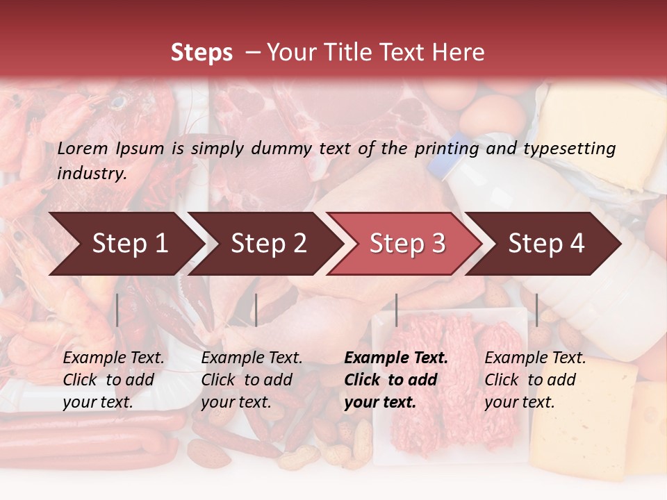 Products Milk Energy PowerPoint Template