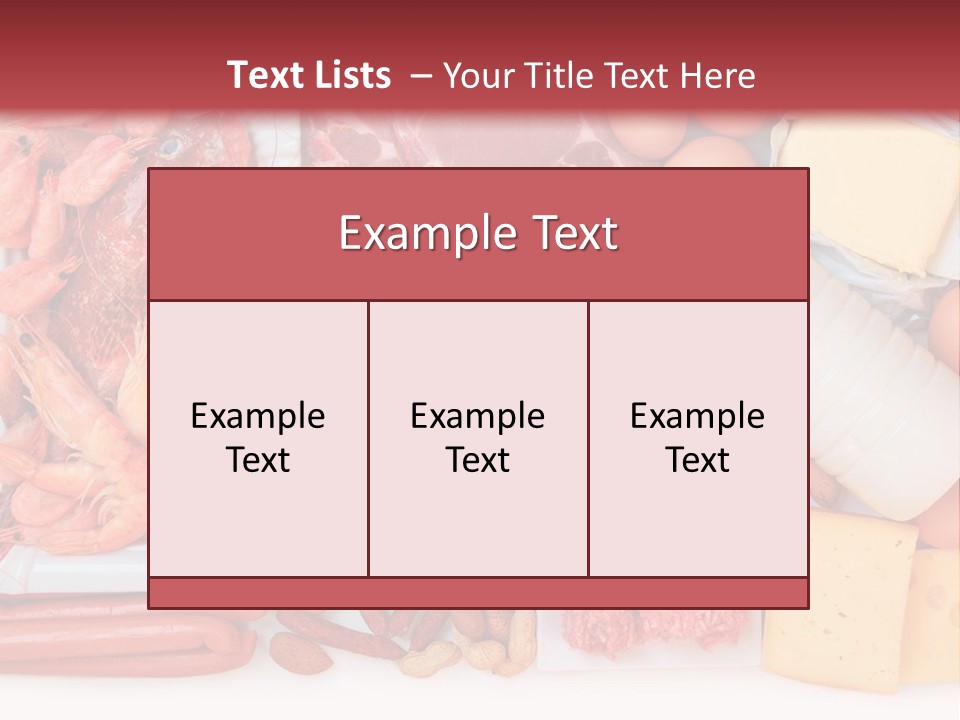 Products Milk Energy PowerPoint Template
