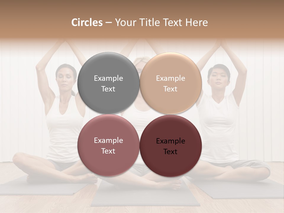 Yoga Mat Health Beautiful PowerPoint Template