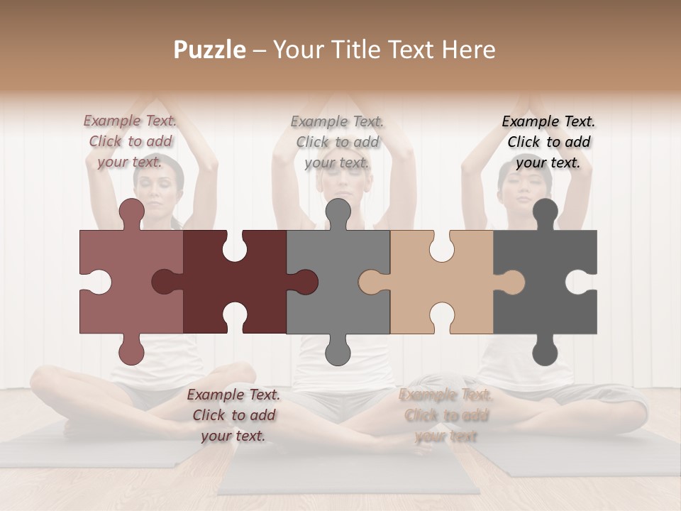 Yoga Mat Health Beautiful PowerPoint Template