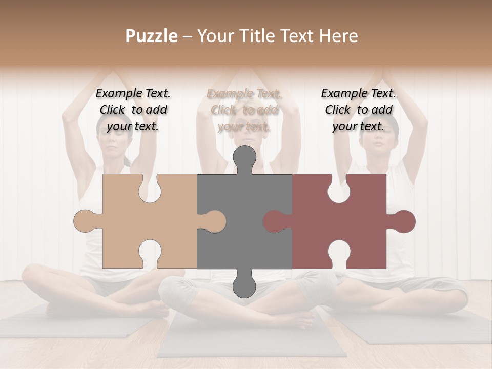 Yoga Mat Health Beautiful PowerPoint Template