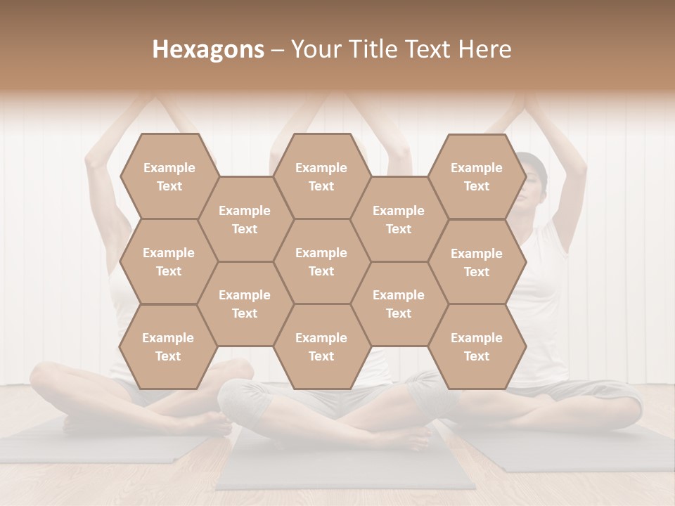 Yoga Mat Health Beautiful PowerPoint Template