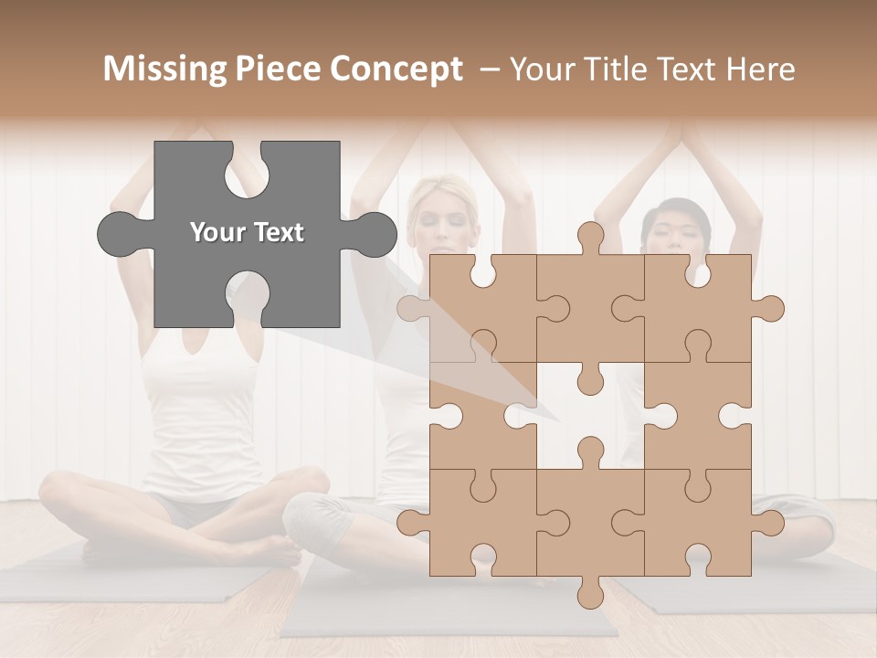 Yoga Mat Health Beautiful PowerPoint Template