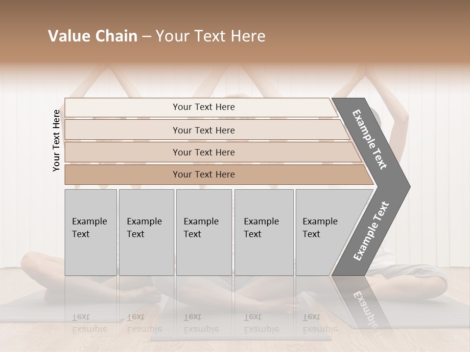 Yoga Mat Health Beautiful PowerPoint Template