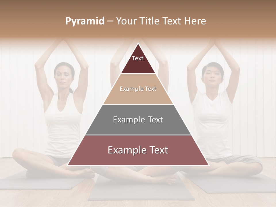 Yoga Mat Health Beautiful PowerPoint Template