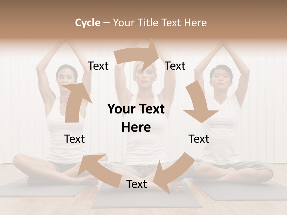 Yoga Mat Health Beautiful PowerPoint Template