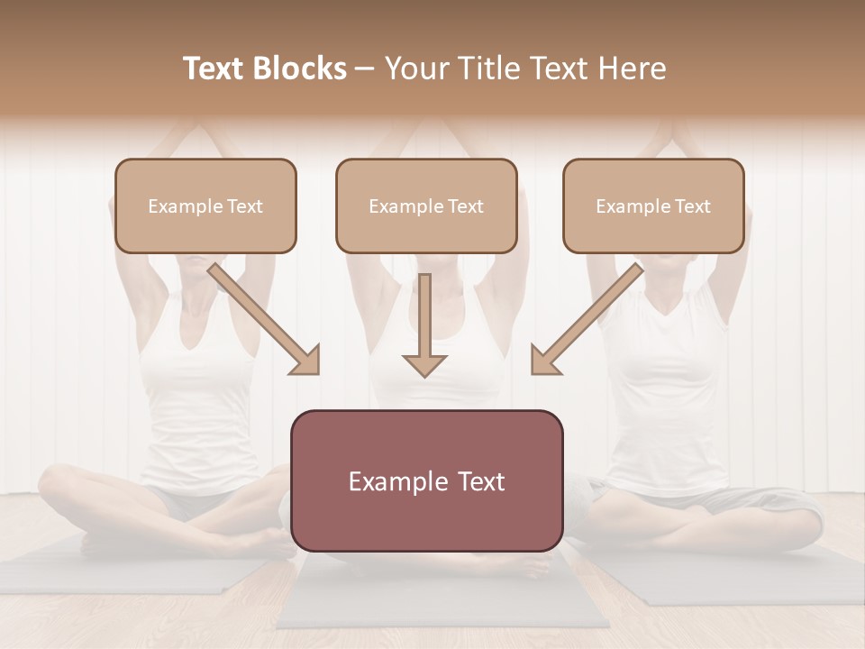 Yoga Mat Health Beautiful PowerPoint Template