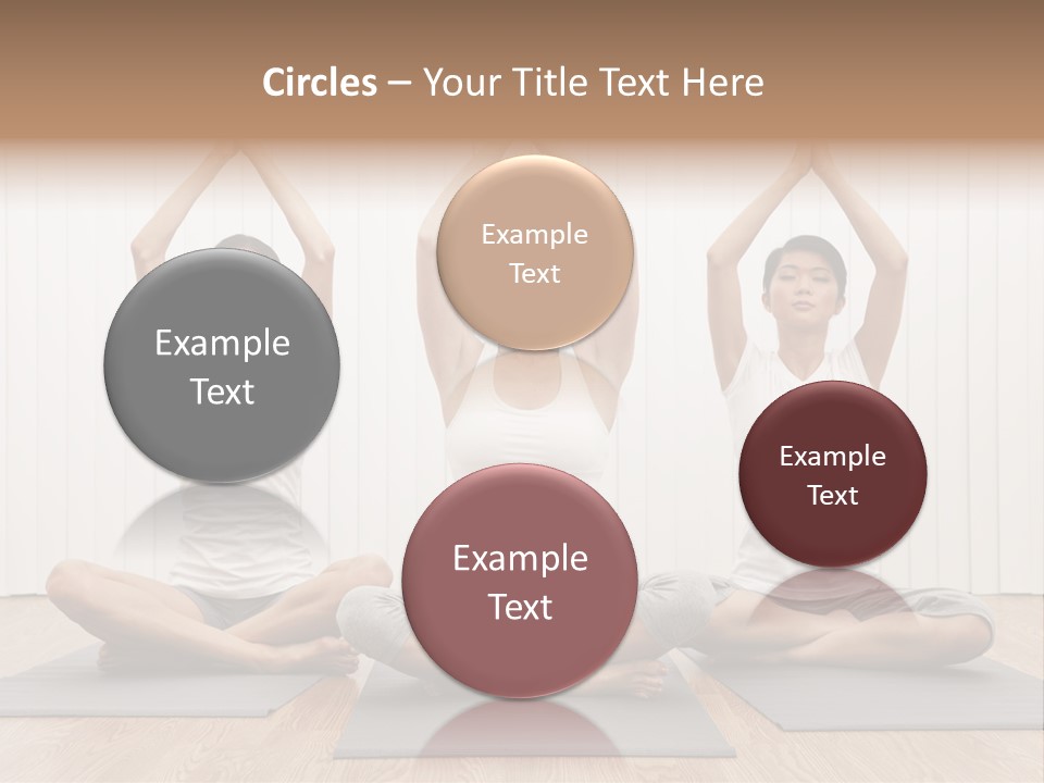 Yoga Mat Health Beautiful PowerPoint Template