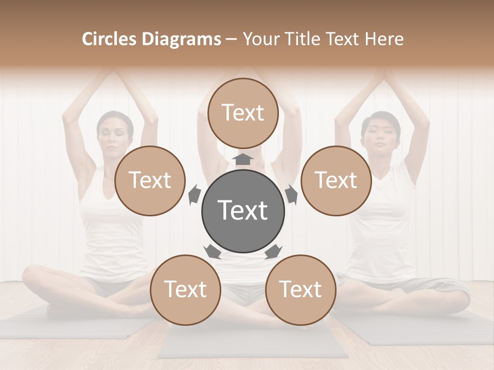 Yoga Mat Health Beautiful PowerPoint Template