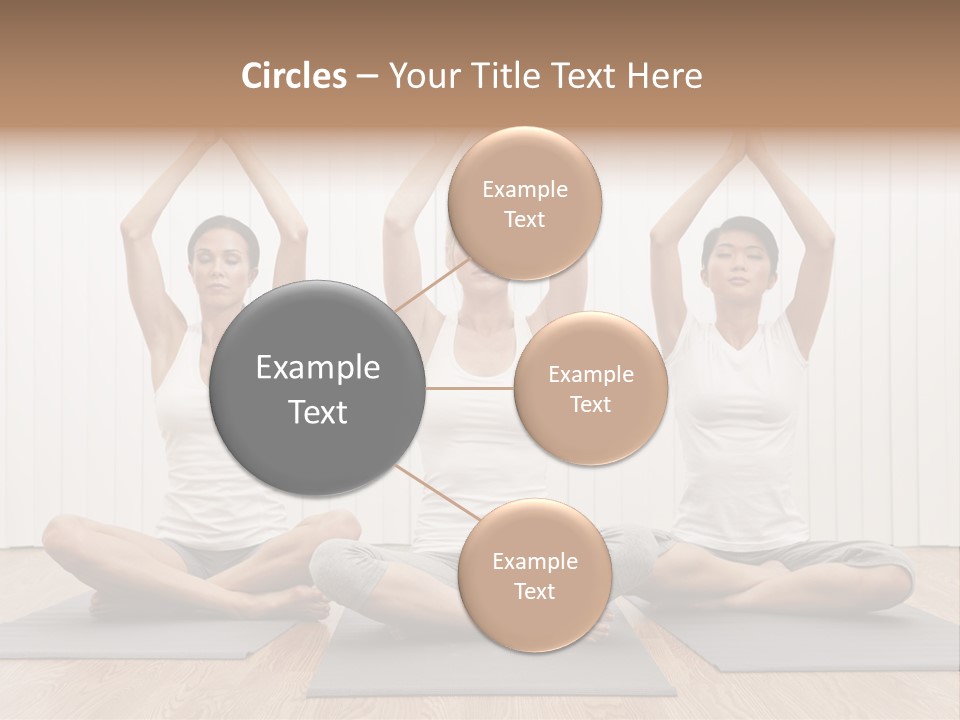 Yoga Mat Health Beautiful PowerPoint Template