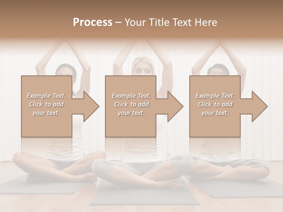Yoga Mat Health Beautiful PowerPoint Template
