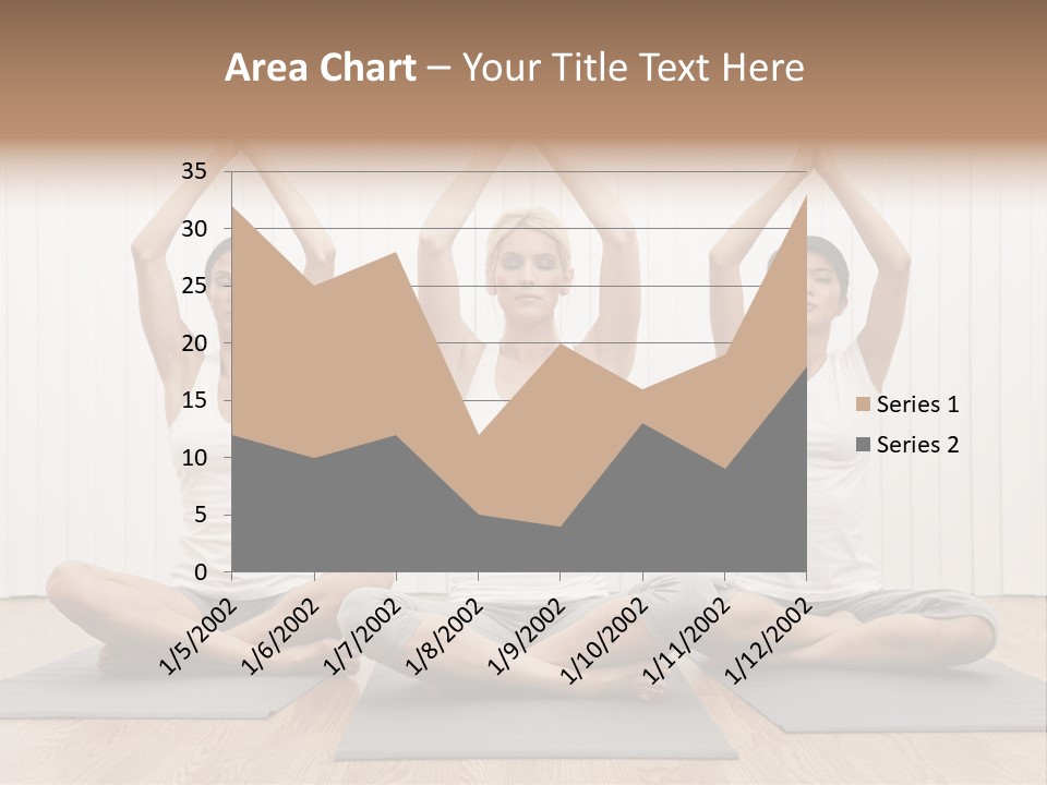 Yoga Mat Health Beautiful PowerPoint Template