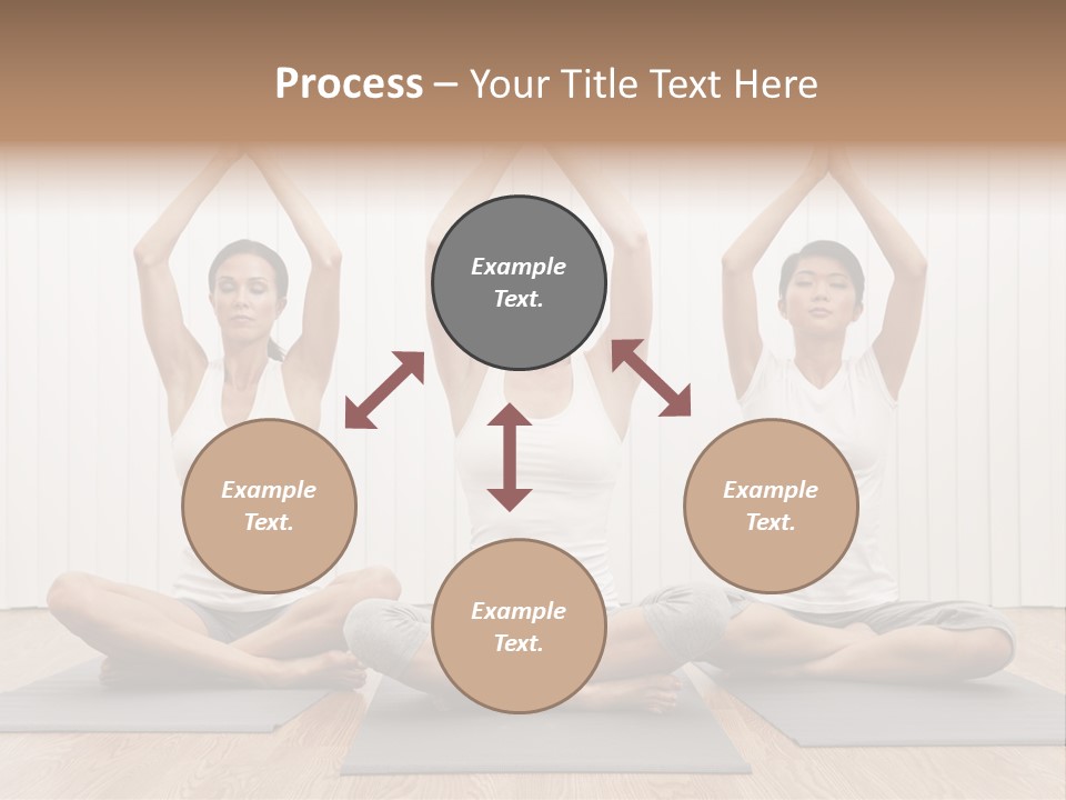 Yoga Mat Health Beautiful PowerPoint Template