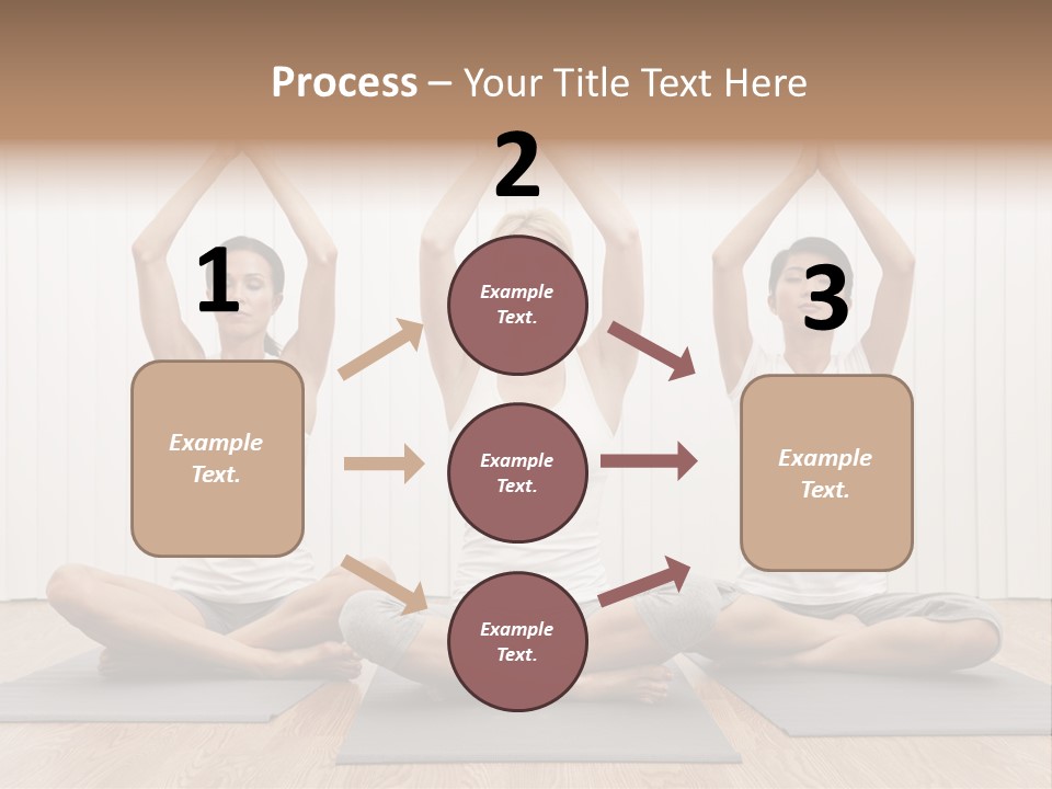 Yoga Mat Health Beautiful PowerPoint Template